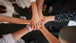 Symbol of teamwork, cooperation and unity Symbol of teamwork, cooperation and unity