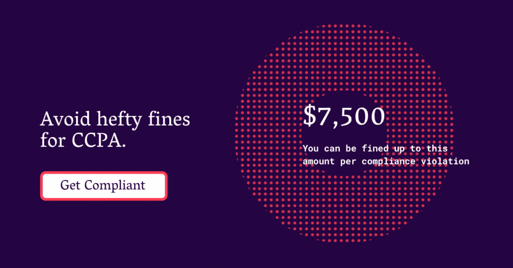 fines for CCPA