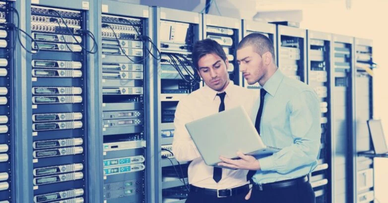 it enineers in network server room