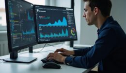 Data Scientist using AI-driven analytics for developing predictive data models that improve business intelligence strategies