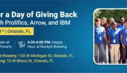 Volunteer with Prolifics, Arrow, and IBM | Thursday, May 1st | Orlando, FL