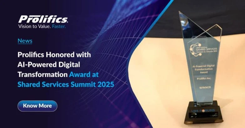 Prolifics receiving AI-powered digital transformation award 2025