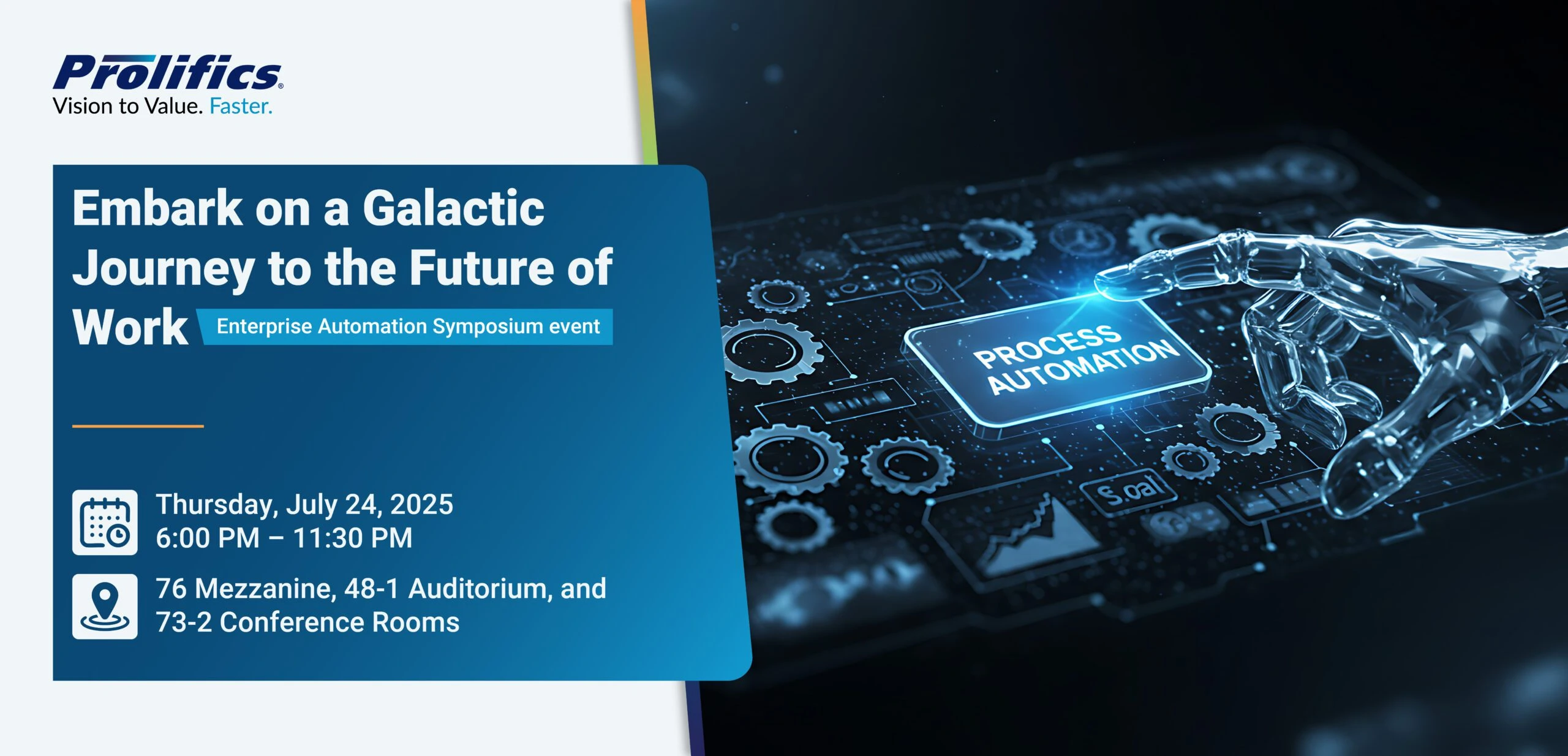 Embark on a Galactic Journey to the Future of Work Enterprise Automation Symposium event