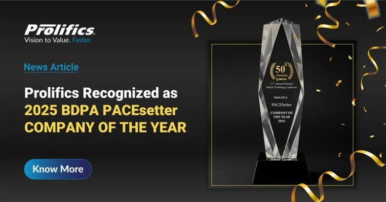 Prolifics Wins BDPA PACEsetter Company of the Year 2025