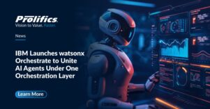 IBM watsonx Orchestrate dashboard interface showcasing multi-agent orchestration