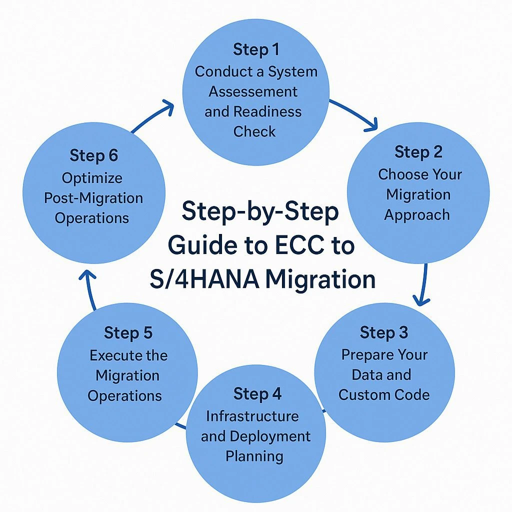 Step-by-Step Guide to ECC to S/4HANA Migration