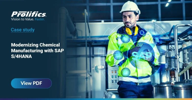 Modernizing Chemical Manufacturing with SAP S/4HANA