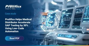Healthcare distributor accelerating efficiency with low-code SAP test automation using Tricentis Tosca