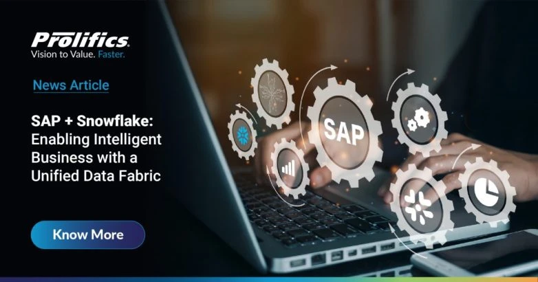 SAP Snowflake unified data fabric enabling real-time analytics and seamless data flow