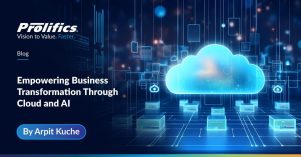 Cloud and AI transformation enabling modern business growth and innovation.