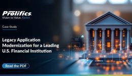 Legacy application modernization improving outdated banking applications for a major U.S. financial institution