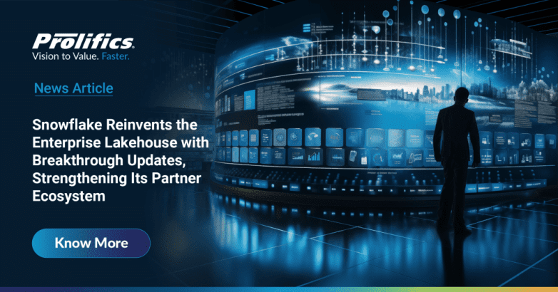 Snowflake enterprise lakehouse architecture enabling AI-ready data governance and real-time analytics