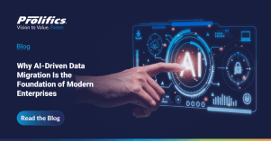 AI-driven data migration powering modern enterprises with cloud infrastructure, automation, and secure AI analytics visualization
