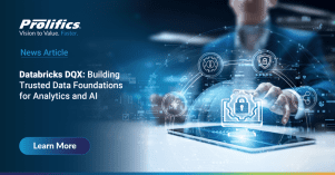 Databricks data quality framework showing profiling validation and monitoring