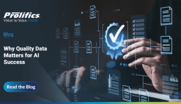 Illustration representing data validation and governance highlighting why quality data for AI is critical for accurate, reliable, and scalable AI success