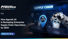 Agentic AI in Supply Chain highlighting AI-Driven Decision Intelligence and a Digital Co-pilot for Logistics.