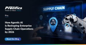 Agentic AI in Supply Chain highlighting AI-Driven Decision Intelligence and a Digital Co-pilot for Logistics.