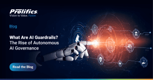 What Are AI Guardrails What are AI guardrails in generative AI blog banner illustrating autonomous AI governance, LLM security and safety, and enterprise AI guardrails implementation