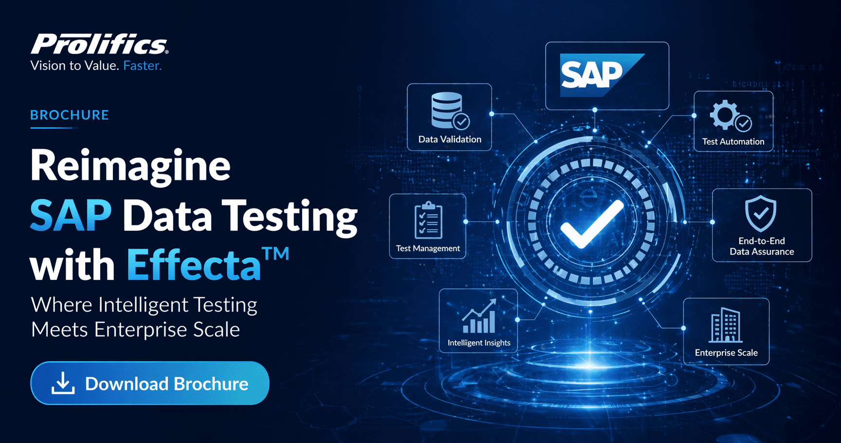 Smarter SAP & Data Testing. Zero Compromise on Accuracy.