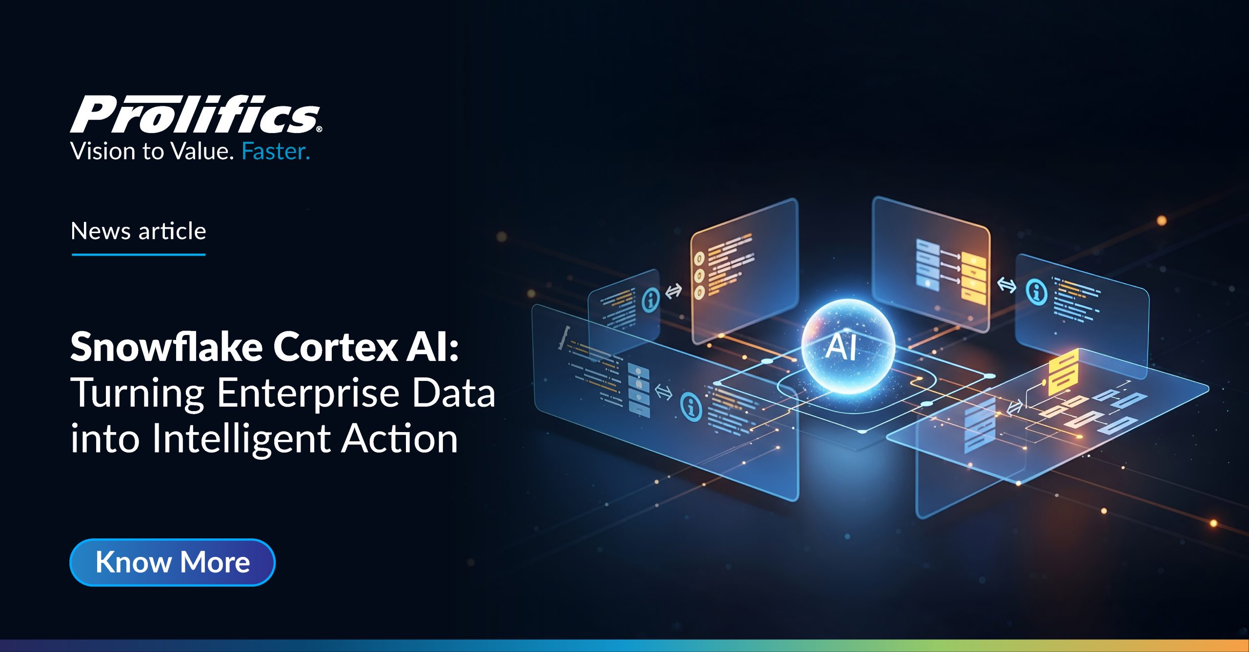 Snowflake Cortex AI: Turning Enterprise Data into Intelligent Action